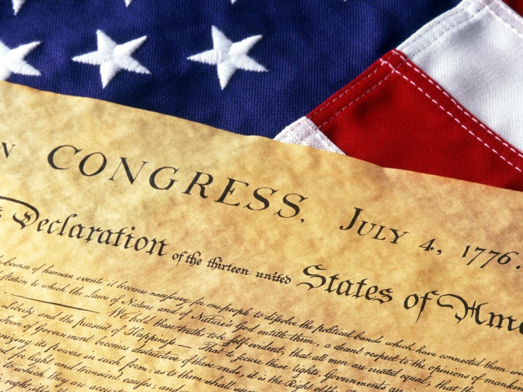 Constitution and the Flag of the United States